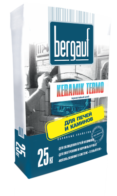 Клей для печей Bergauf Keramik Termo, 25 кг