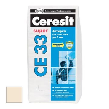 Затирка Церезит CE33 Супер (Ceresit CE33 Super) №41 (натура) 2-5мм, 2кг
