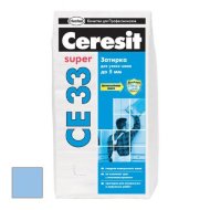 Затирка Церезит CE33 Супер (Ceresit CE33 Super) №82 (голубой) 2-5мм, 2кг