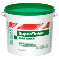 Шпатлевка универсальная Sheetrock SuperFinish (5,6 кг), 3,5 л